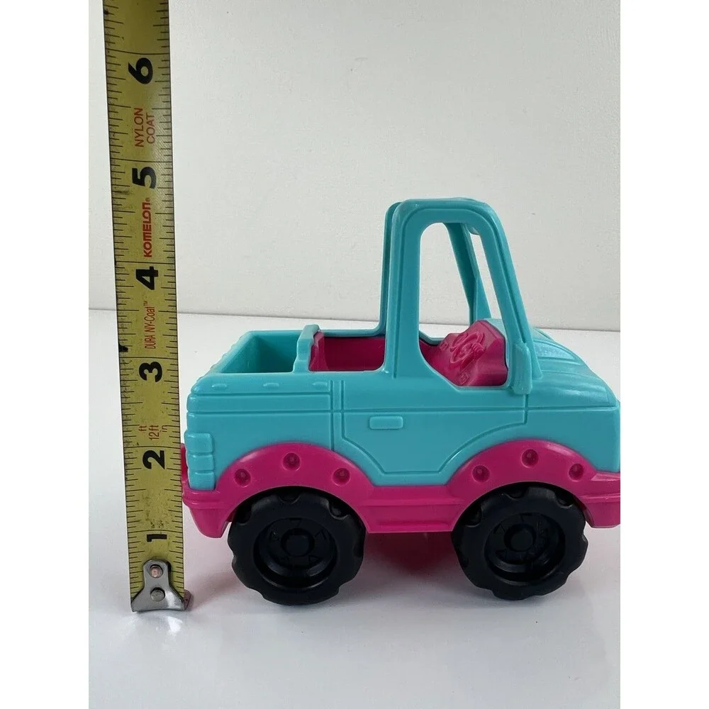 Set Of 2 Fisher-Price Little People Blue Pick Up Truck Replacement Part Toy Cars